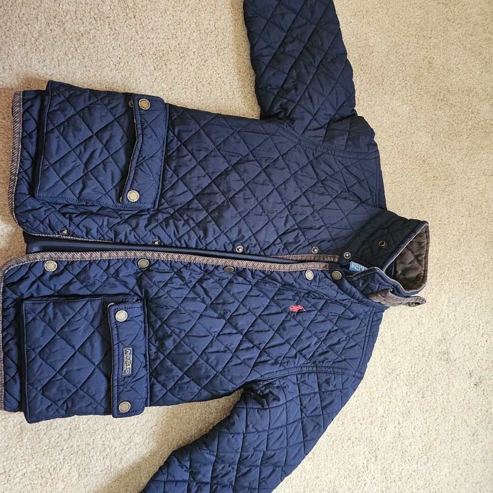 Polo by Ralph Lauren Kids Blue Quilted Puffer Jacket